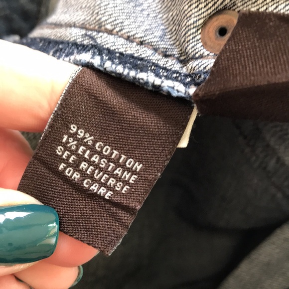 COLORADO womens 8 denim skirt 4 pockets mid blue back split front fly - Picture 11 of 16